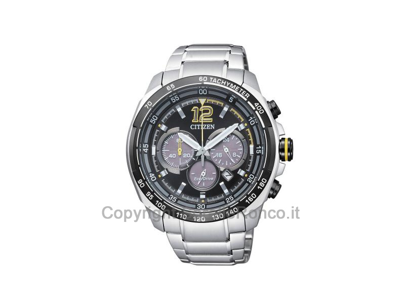 CITIZEN CRONO SPORT ACCIAIO NERO 45MM